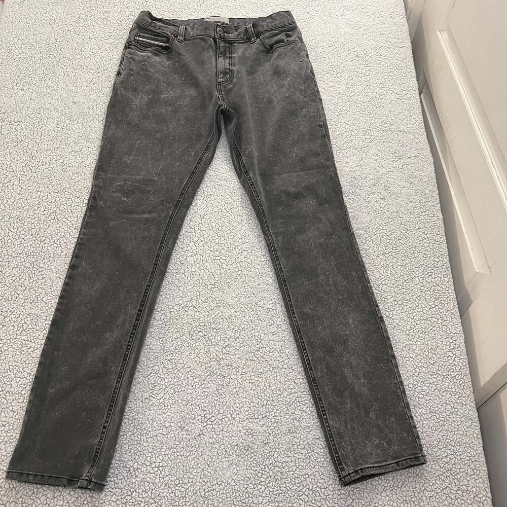 Sun + Stone Men's Acid Wash Slim Fit Jeans
